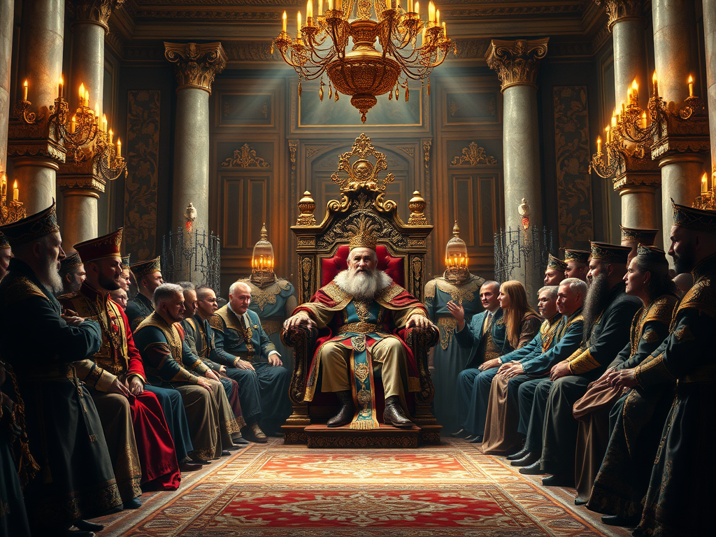 L’empereur et sa cour